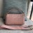 Fendi Fashion Medium Embossed Flap Bag Pink