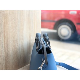 Fendi Blue Simple Calf Leather Bag