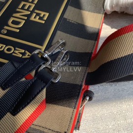 Fendi Vertical Striped Handbag Messenger Bag