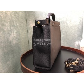 Fendi Soft Brown Leather Handbag Commuter Bag