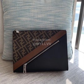 Fendi New Black Brown Handbag