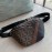 Fendi New Black Brown Waist Bag Chest Bag