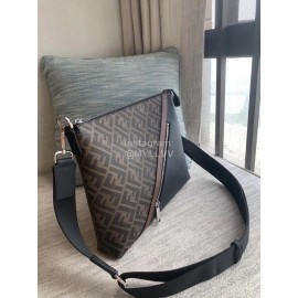 Fendi New Fashion Black Brown Messenger Bag