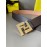 Fendi Fashion Leather FF Buckle 40mm Leisure Belt For Men CoFFee