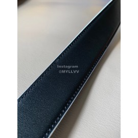 Fendi New Calf Leather Swivel Buckle 34mm Belt For Men 