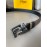 Fendi Calf Leather FF Buckle 34mm Belt For Men CoFFee
