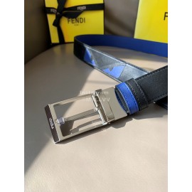 Fendi Double Side Calf Leather Pin Buckle 35mm Leisure Belt For Men 