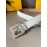 Fendi New Calf Leather FF Buckle 24mm Belt For Women White