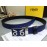 Fendi Blue Calf Leather Monster Enamel Buckle 35mm Belt