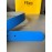 Fendi Double Side Calf Leather Gold Round Buckle 34mm Belt Blue