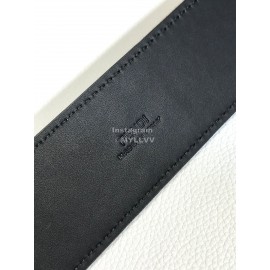 Fendi Embroidered Cowhide Pin Buckle 40mm Belt Brown