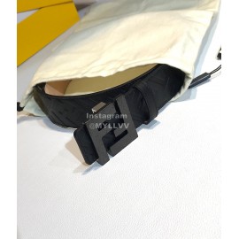 Fendi Fashion Calf Leather Black Ff Buckle 40mm Belt 