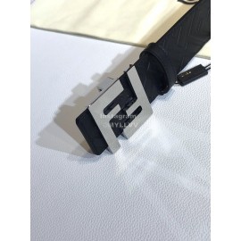 Fendi Fashion Calf Leather Ff Buckle 40mm Belt 
