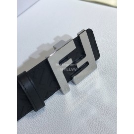 Fendi Fashion Calf Leather Ff Buckle 40mm Belt 