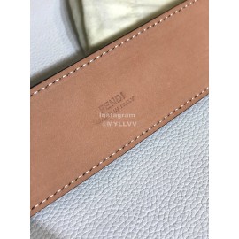 Fendi Fashion Calf Leather Ff Buckle 40mm Belt 
