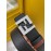 Fendi Calf Leather Ff Buckle 35mm Fashion Belt For Men 