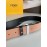 Fendi Calf Leather Hollow Metal Silver Buckle 40mm Belt For Men 