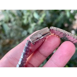 Fendi Mania Series Stainless Steel Case Diamond Watch White