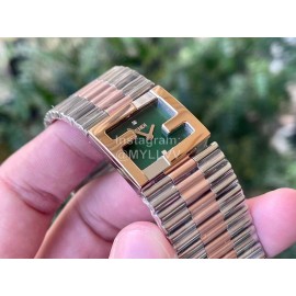 Fendi Mania Series New Stainless Steel Case Watch Green