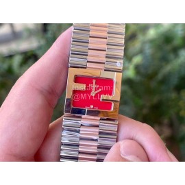 Fendi Mania Series New Stainless Steel Case Watch Red