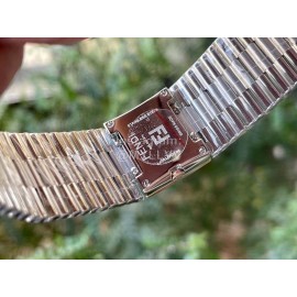 Fendi Mania Series New Stainless Steel Case Diamond Watch White