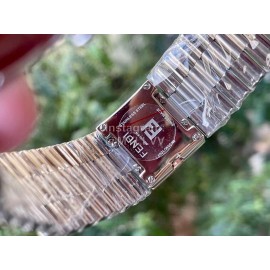 Fendi Mania Series New Stainless Steel Case Diamond Watch Black