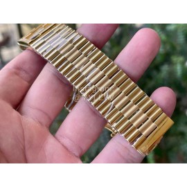 Fendi Mania Series Gold Stainless Steel Case Diamond Watch White