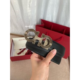 Ferragamo Double Side Calf Leather 35mm Belt For Men