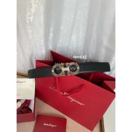 Ferragamo Double Side Calf Leather 35mm Belt For Men