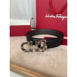 Ferragamo Double Side Calf Leather 35mm Belt For Men