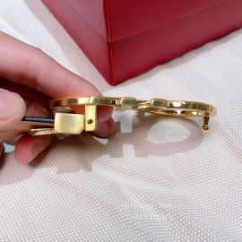 Ferragamo Black Calf Leather Gold Buckle 35mm Belt For Men