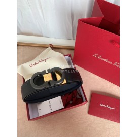 Ferragamo Classic Calf Leather 35mm Belt For Men 