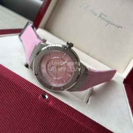 Ferragamo 316 Fine Steel Case Living Waterproof Watch Pink