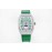 Franck Muller Diamond Dial Silicone Strap Watch For Women Green