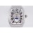 Franck Muller Diamond Dial Silicone Strap Watch For Women Black
