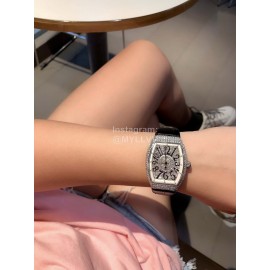 Franck Muller Classic Diamond Roman Numeral Dial Watch