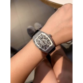 Franck Muller Classic Diamond Roman Numeral Dial Watch