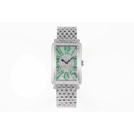Franck Muller Abf Factory Square Diamond Dial Watch Green