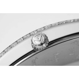 Franck Muller Abf Factory Square Diamond Dial Watch Green