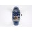 Franck Muller 316l Fine Steel Case Cowhide Strap Watch Navy