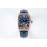 Franck Muller 316l Fine Steel Case Navy Cowhide Strap Watch