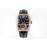Franck Muller 316l Fine Steel Case Diamond Cowhide Strap Watch Black