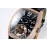 Franck Muller 316l Fine Steel Case Diamond Cowhide Strap Watch Black