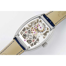 Franck Muller 316l Fine Steel Case Diamond Black Dial Watch