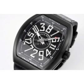 Franck Muller V45 Crazy Hour Series Vanguard Watch White