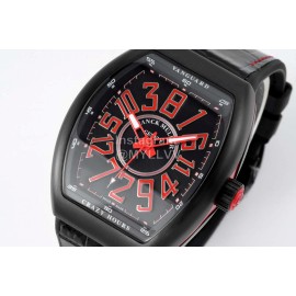 Franck Muller V45 Crazy Hour Series Vanguard Watch Red