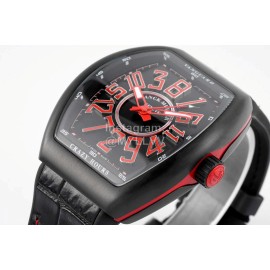 Franck Muller V45 Crazy Hour Series Vanguard Watch Red