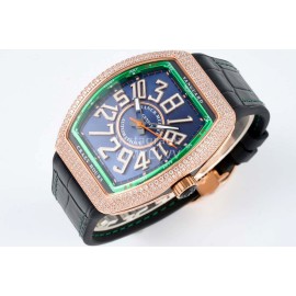 Franck Muller V45 Crazy Hour Series Diamond Vanguard Watch