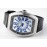 Franck Muller V45 Crazy Hour Series Art Deco Roman Numerals Dial Watch Blue