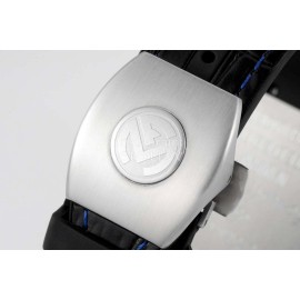 Franck Muller V45 Crazy Hour Series Art Deco Roman Numerals Dial Watch Blue